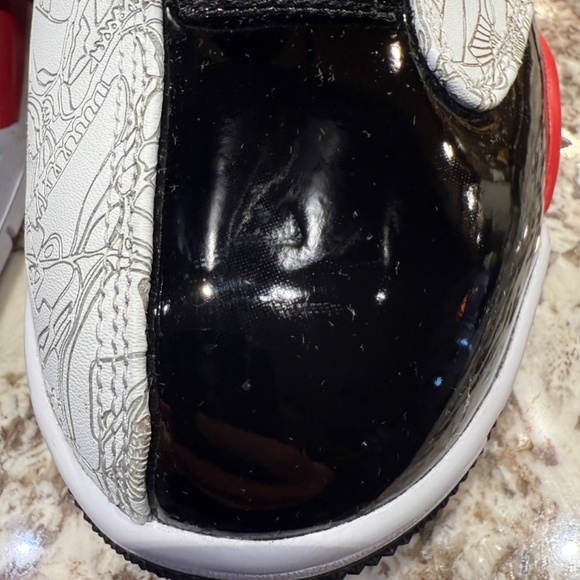Air Jordan Dub Zero Fire Red Sz 9.5 311046-162 - Picture 3 of 9
